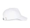 KP124 SANDWICH baseball sapka 5 paneles, pamut twill anyagból K-UP, White-U