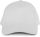 KP133 fémcsatos 5 paneles pamut baseball sapka K-UP, White-U