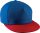 KP139 3 paneles, műanyag csatos baseball sapka K-UP, Royal Blue/Red-U