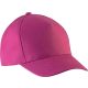 KP149 gyerek, 5 paneles pamut baseball sapka K-UP, Fuchsia-U