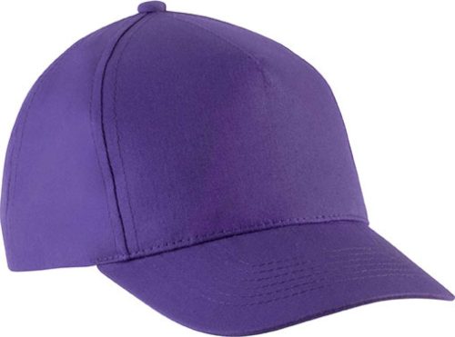 KP149 gyerek, 5 paneles pamut baseball sapka K-UP, Purple-U