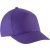 KP149 gyerek, 5 paneles pamut baseball sapka K-UP, Purple-U