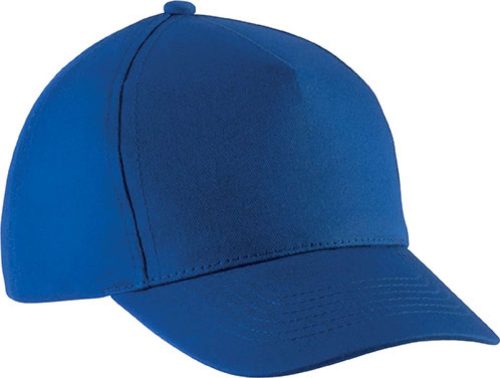 KP149 gyerek, 5 paneles pamut baseball sapka K-UP, Royal Blue-U