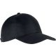 KP156 baseball sapka 6 paneles poliészter K-UP, Black-U