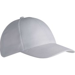 KP156 baseball sapka 6 paneles poliészter K-UP, White-U