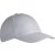 KP156 baseball sapka 6 paneles poliészter K-UP, White-U