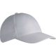 KP156 baseball sapka 6 paneles poliészter K-UP, White-U