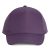 KP157 poliészter 5 paneles baseball sapka  K-UP, Purple-U