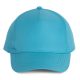 KP157 poliészter 5 paneles baseball sapka  K-UP, Surf Blue-U