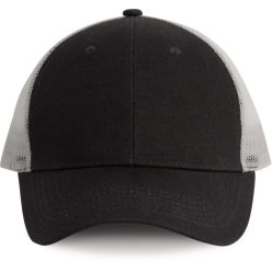   KP158 hálós baseball sapka hat paneles, poliészter K-UP, Dark Grey/Light Grey-U