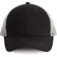 KP158 hálós baseball sapka hat paneles, poliészter K-UP, Dark Grey/Light Grey-U