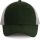 KP158 hálós baseball sapka hat paneles, poliészter K-UP, Forest Green/Light Grey-U