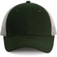 KP158 hálós baseball sapka hat paneles, poliészter K-UP, Forest Green/Light Grey-U