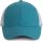 KP158 hálós baseball sapka hat paneles, poliészter K-UP, Surf Blue/White-U