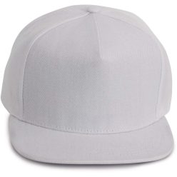   KP159 magas profilú 5 paneles baseball sapka K-UP, White/White-U