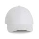 KP163 poliészter 6 paneles sportos baseball sapka K-UP, White-U