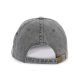 KP165 vintage hatású 6 paneles pamut baseball sapka K-UP, Storm Grey Washed-U