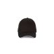 KP185 hat paneles baseball sapka szendvics ellenzővel K-UP, Black/White-U