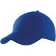 KP207 kontrasztos szendvics ellenzős 6 paneles baseball sapka K-UP, Royal Blue/Black-U