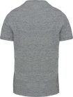 Férfi rövid ujjú környakas vintage póló, Kariban KV2106, Slub Grey Heather-2XL