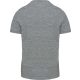 Férfi rövid ujjú környakas vintage póló, Kariban KV2106, Slub Grey Heather-2XL