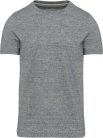 Férfi rövid ujjú környakas vintage póló, Kariban KV2106, Slub Grey Heather-2XL