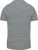 Férfi rövid ujjú környakas vintage póló, Kariban KV2106, Slub Grey Heather-3XL