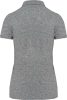 Női vitage hatású galléros piké póló, Kariban KV2207, Slub Grey Heather-L