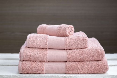 OL450 klasszikus pamut fürdőlepedő Olima, Powder Pink-100X150