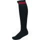 PA015 hosszú szárú csíkos sportzokni Proact, Black/Sporty Red-39/42