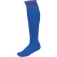 PA015 hosszú szárú csíkos sportzokni Proact, Dark Royal Blue/Sporty Red-27/30