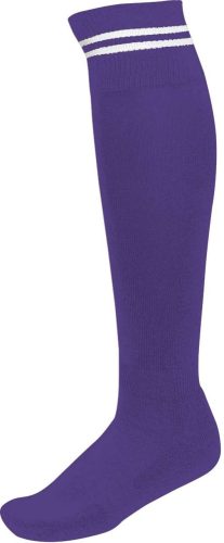 PA015 hosszú szárú csíkos sportzokni Proact, Sporty Purple/White-39/42