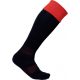 PA0300 hosszú szárú sportzokni kontrasztos színű felsö résszel Proact, Black/Sporty Red-39/42