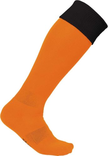 PA0300 hosszú szárú sportzokni kontrasztos színű felsö résszel Proact, Orange/Black-31/34