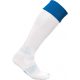 PA0300 hosszú szárú sportzokni kontrasztos színű felsö résszel Proact, White/Sporty Royal Blue-27/30