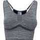 PA031 varrás nélküli állítható sport melltartó Proact, Storm Grey Melange-M/L