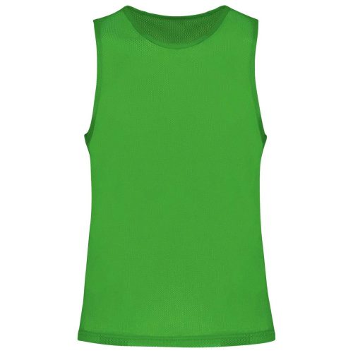 PA043 hálós megkülönböztető ujjatlan sportpóló Proact, Fluorescent Green-2XL/3XL