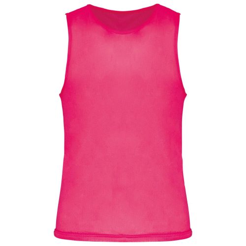 PA043 hálós megkülönböztető ujjatlan sportpóló Proact, Fluorescent Pink-2XL/3XL