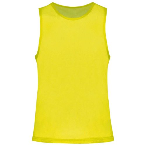 PA043 hálós megkülönböztető ujjatlan sportpóló Proact, Fluorescent Yellow-2XL/3XL