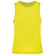 PA043 hálós megkülönböztető ujjatlan sportpóló Proact, Fluorescent Yellow-L/XL