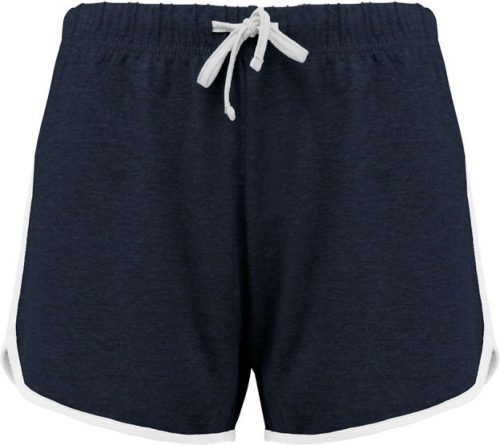 PA1021 pamut Női sport rövidnadrág Proact, Navy/White-XS