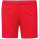 PA1024 Női sport rövidnadrág Proact, Sporty Red-L