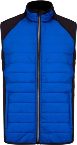 PA235 unisex sport mellény két különböző anyagból Proact, Dark Royal Blue/Black-L