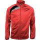 PA306 cipzáras unisex sport felső Proact, Sporty Red/Black/Storm Grey-L