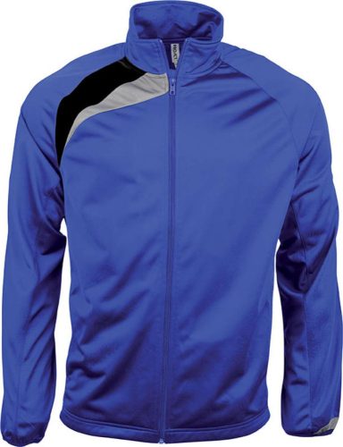 PA306 cipzáras unisex sport felső Proact, Sporty Royal Blue/Black/Storm Grey-L