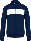 PA347 unisex tréning felső elől cipzáras Proact, Sporty Navy/White-2XL