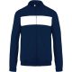 PA347 unisex tréning felső elől cipzáras Proact, Sporty Navy/White-2XL