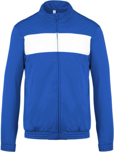 PA347 unisex tréning felső elől cipzáras Proact, Sporty Royal Blue/White-2XL