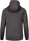 PA358 kapucnis cipzáras vastag sztreccs férfi pulóver Proact, Deep Grey Heather-3XL