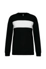 PA373 környakas unisex sport pulóver Proact, Black/White-2XL